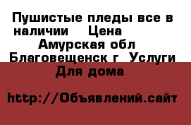 Пушистые пледы,все в наличии. › Цена ­ 1 500 - Амурская обл., Благовещенск г. Услуги » Для дома   